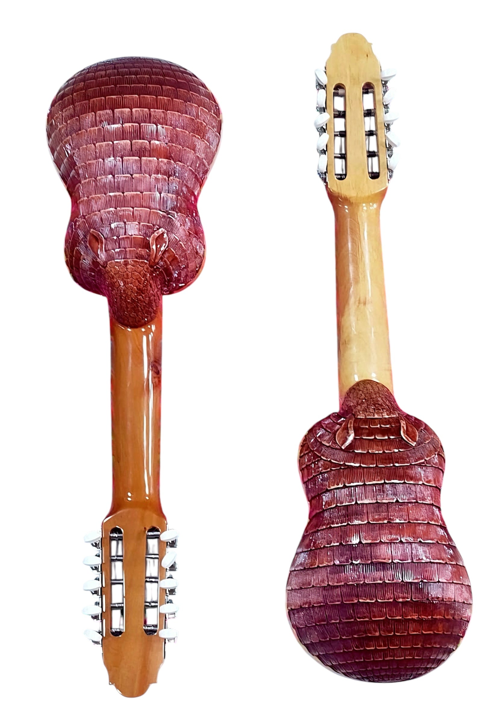 Armadillo Charango – Solid Naranjillo Wood Handmade Andean Instrument