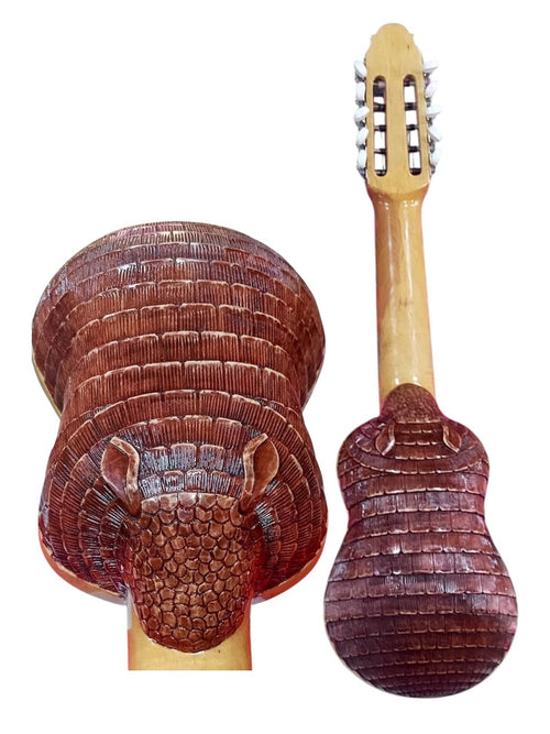 Armadillo Charango – Solid Naranjillo Wood Handmade Andean Instrument