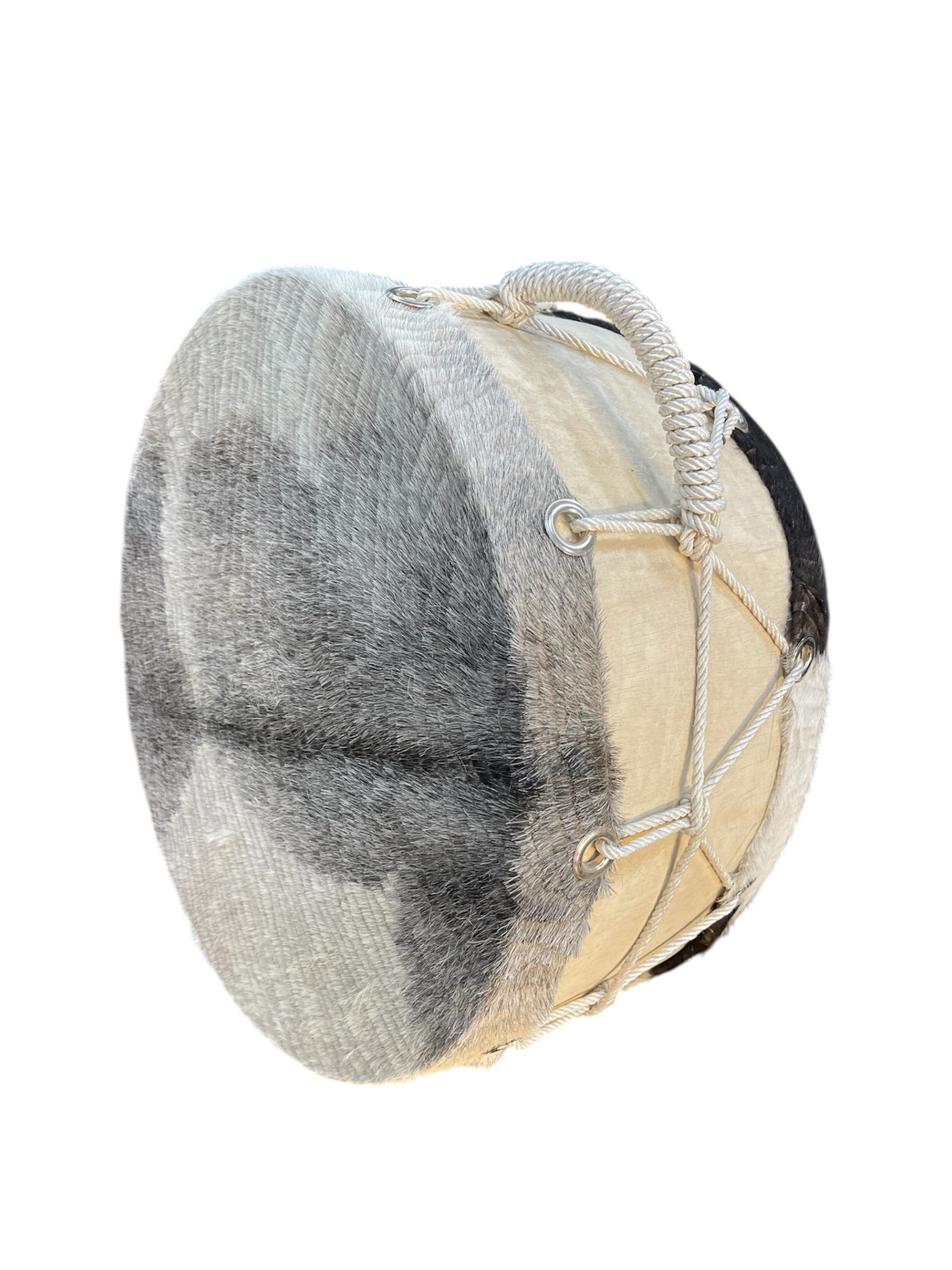 Andean Wankara Drum: 24" Goat Skin Bombo with Mallet