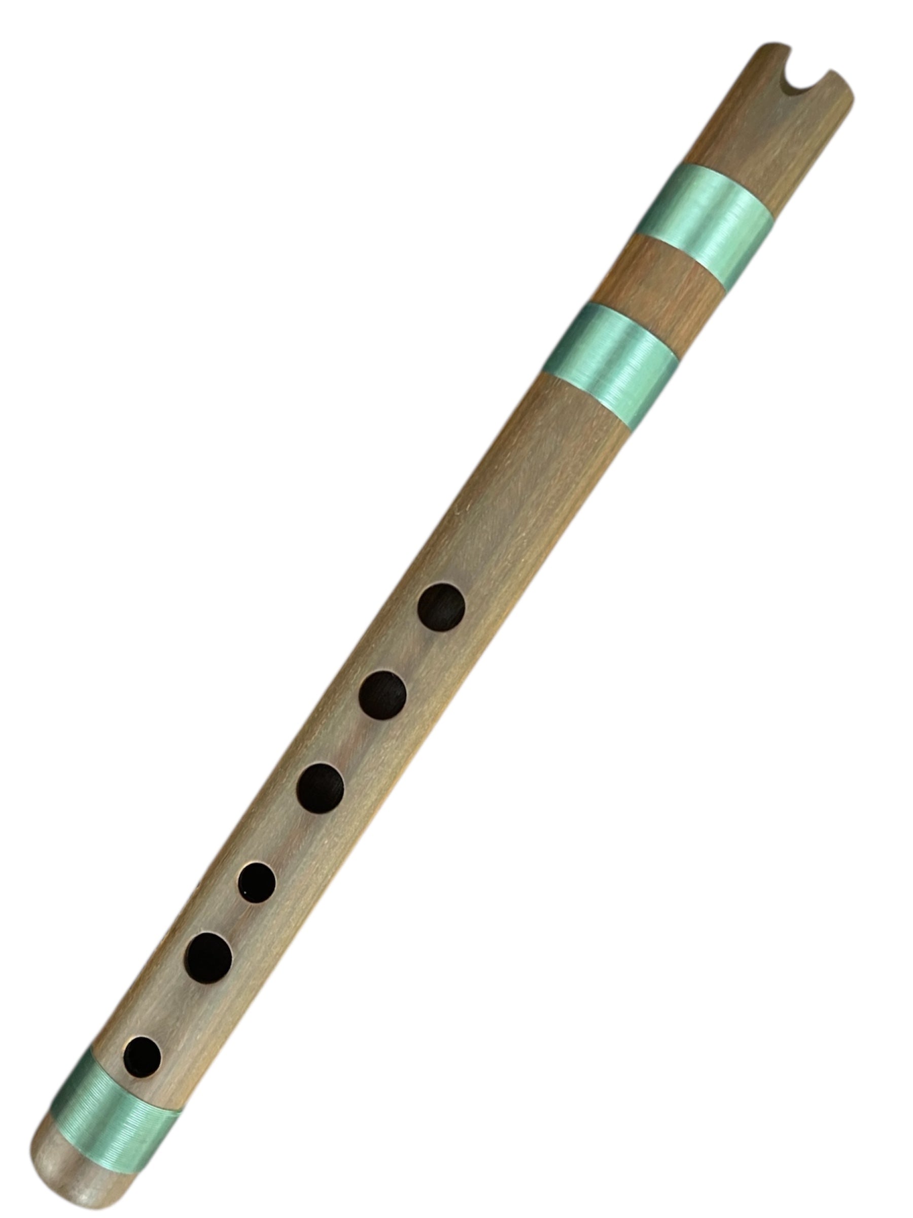 Professional Andean Quena Flute, Handmade Guayacán (Palo Santo) Wood