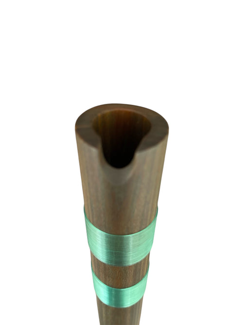 Professional Andean Quena Flute, Handmade Guayacán (Palo Santo) Wood