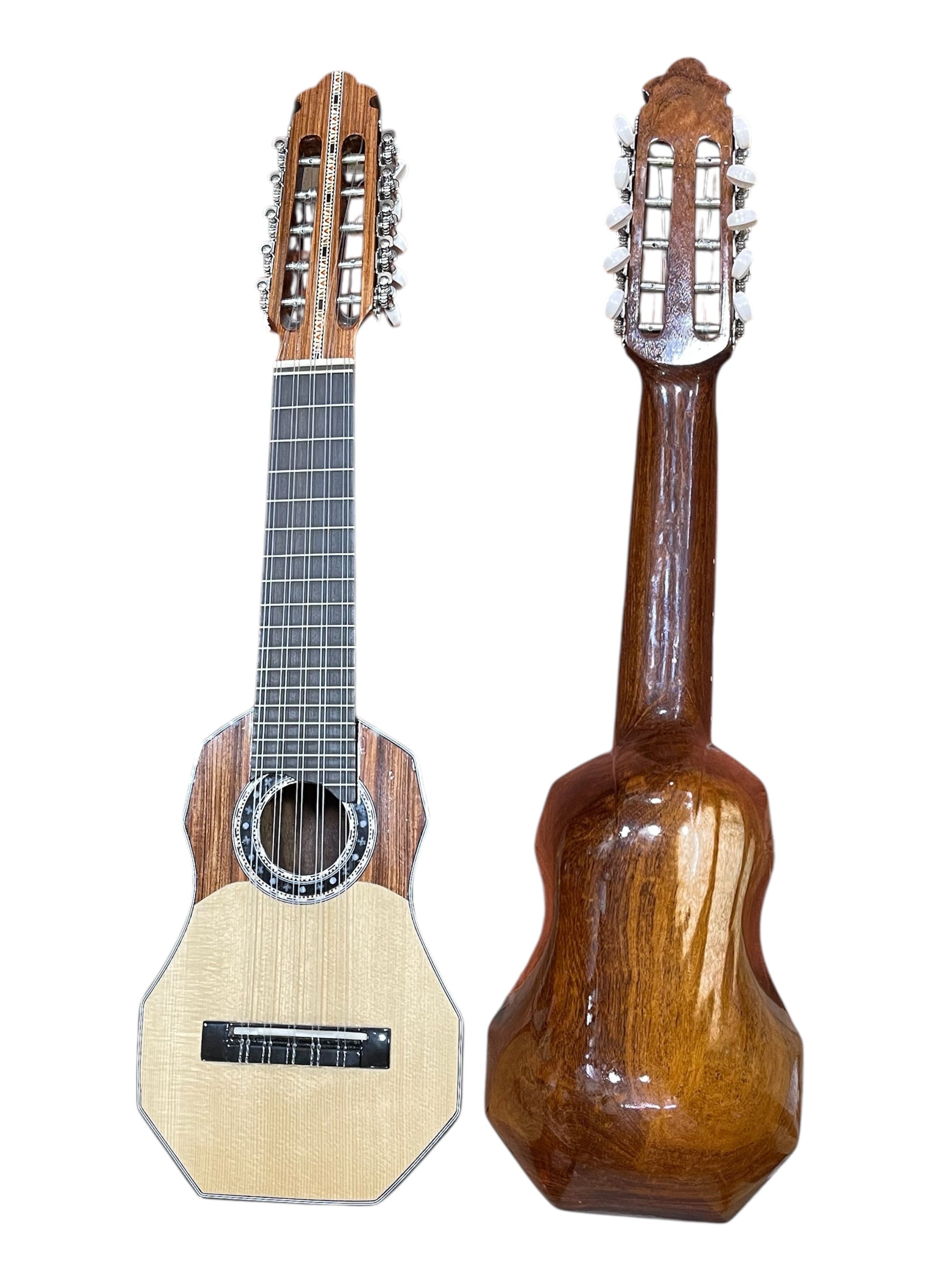 Professional Concert Charango – Solid Jarca Wood & Ebony Fingerboard | Handmade in Bolivia