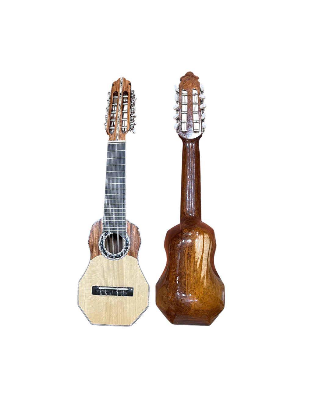 Professional Concert Charango – Solid Jarca Wood & Ebony Fingerboard | Handmade in Bolivia