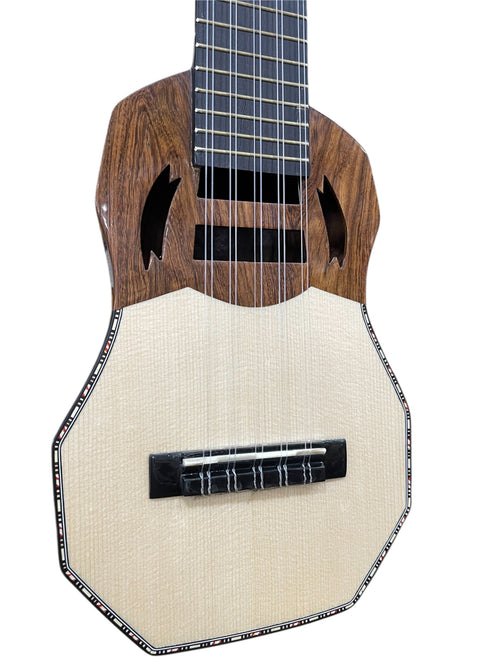 Professional Charango, One-Piece Jacaranda, Double Top, Ebony Fingerboard