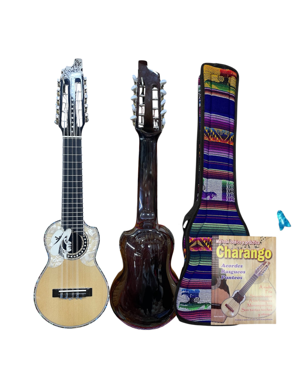 Concert Professional Charango in Jacaranda | 38.5 cm Scale | Ebony Fingerboard