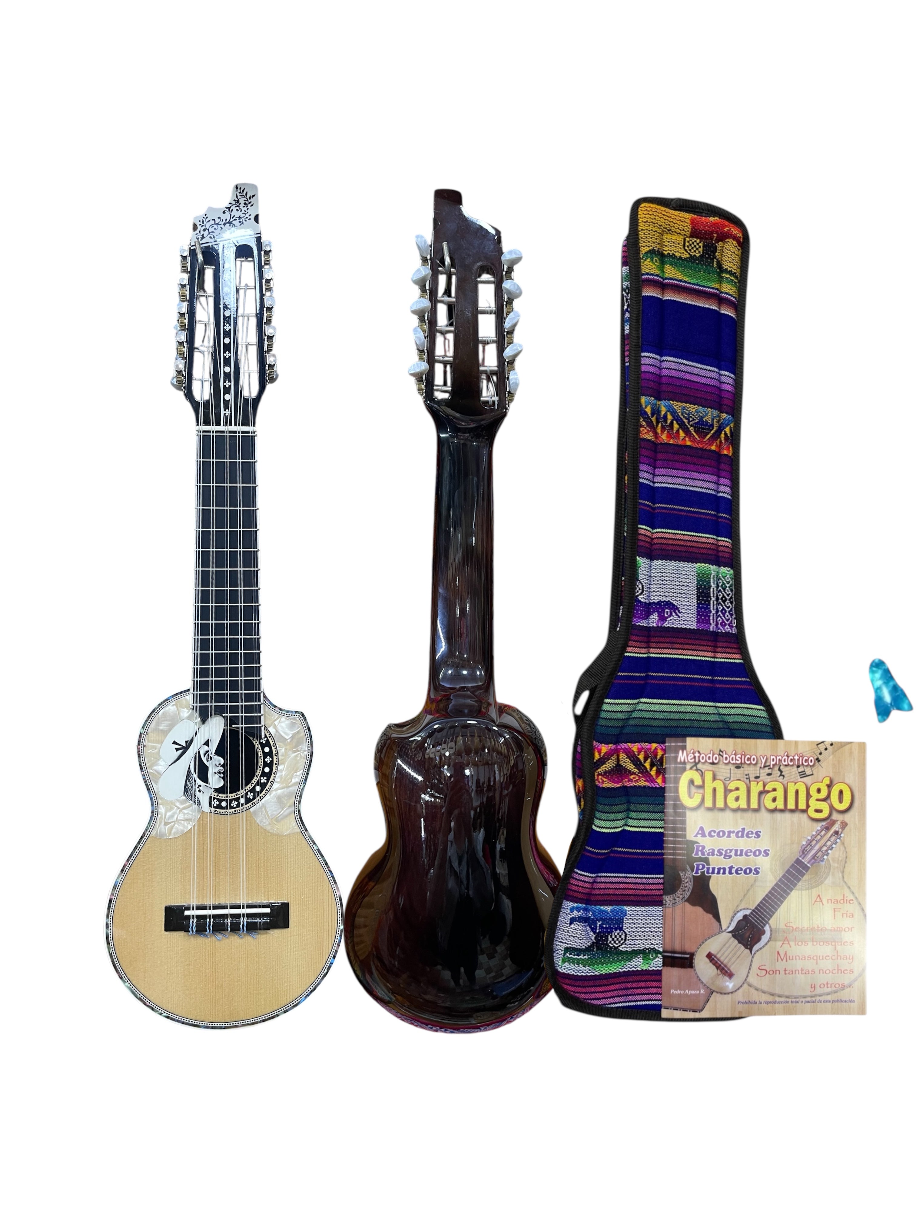 Concert Professional Charango in Jacaranda | 38.5 cm Scale | Ebony Fingerboard
