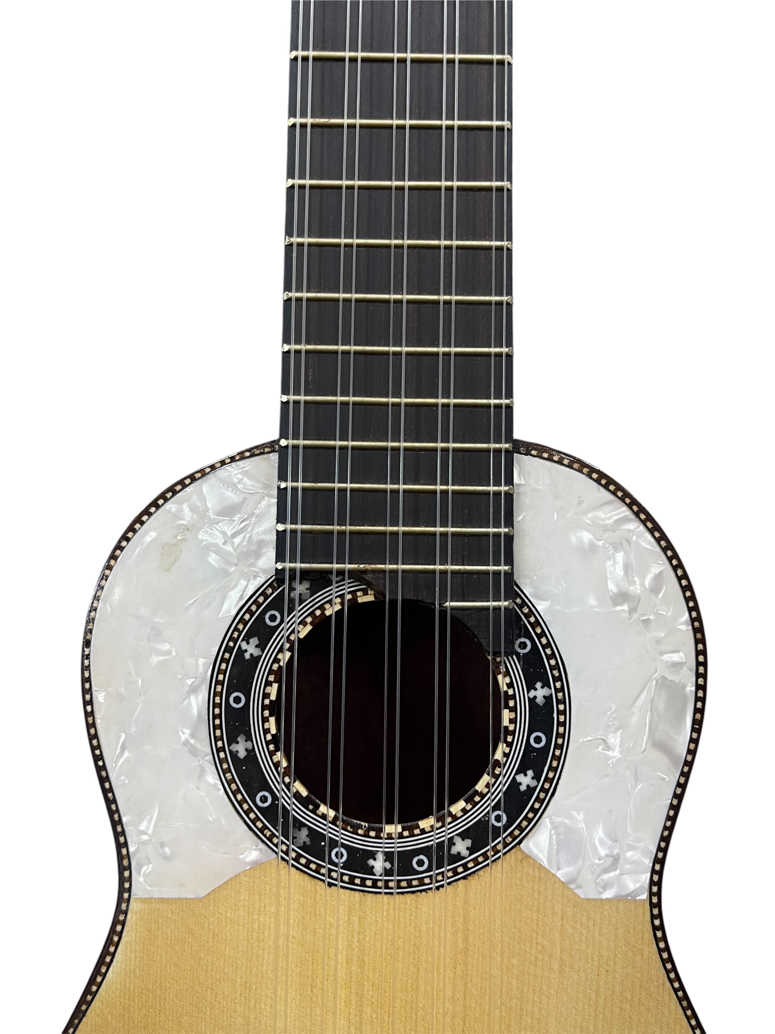 Professional Concert Charango | One-Piece Quina Quina, Ebony Fingerboard, Spruce Top (Hard Case Included)