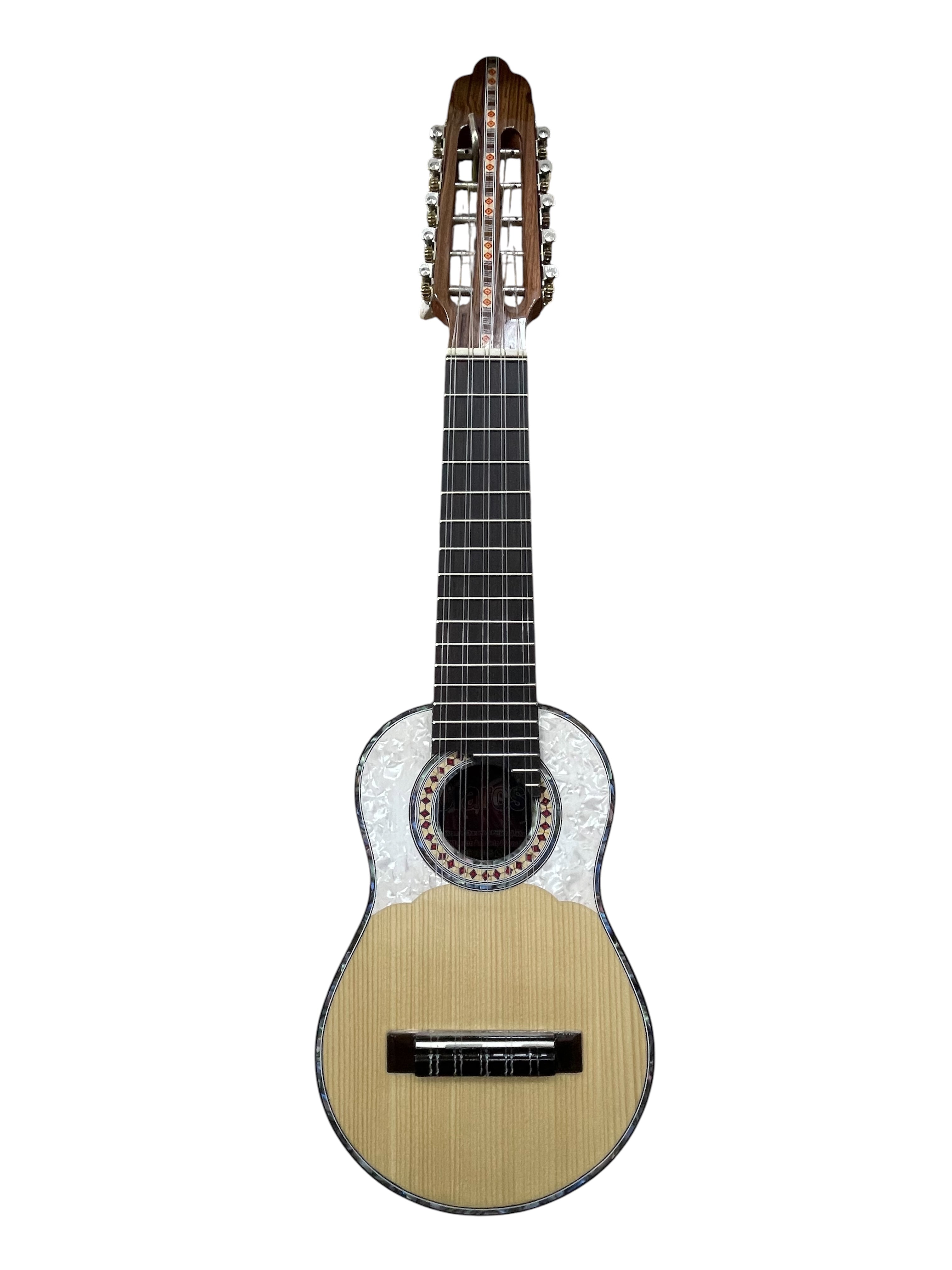 Professional Concert Charango | One-Piece Quina Quina, Ebony Fingerboard, Spruce Top