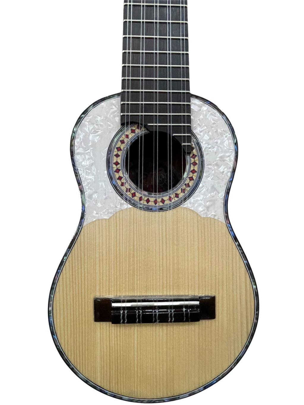 Professional Concert Charango | One-Piece Quina Quina, Ebony Fingerboard, Spruce Top