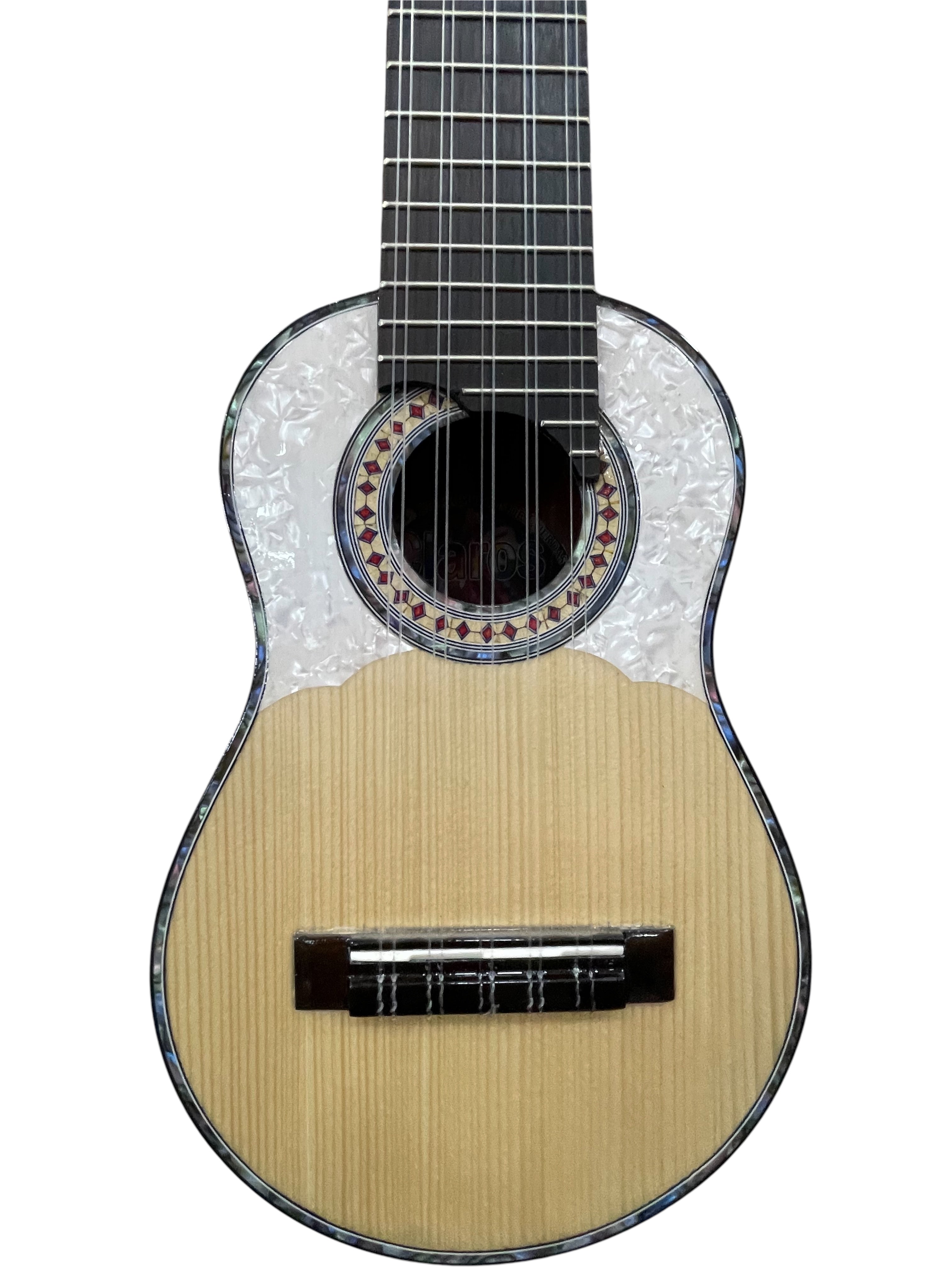 Professional Concert Charango | One-Piece Quina Quina, Ebony Fingerboard, Spruce Top