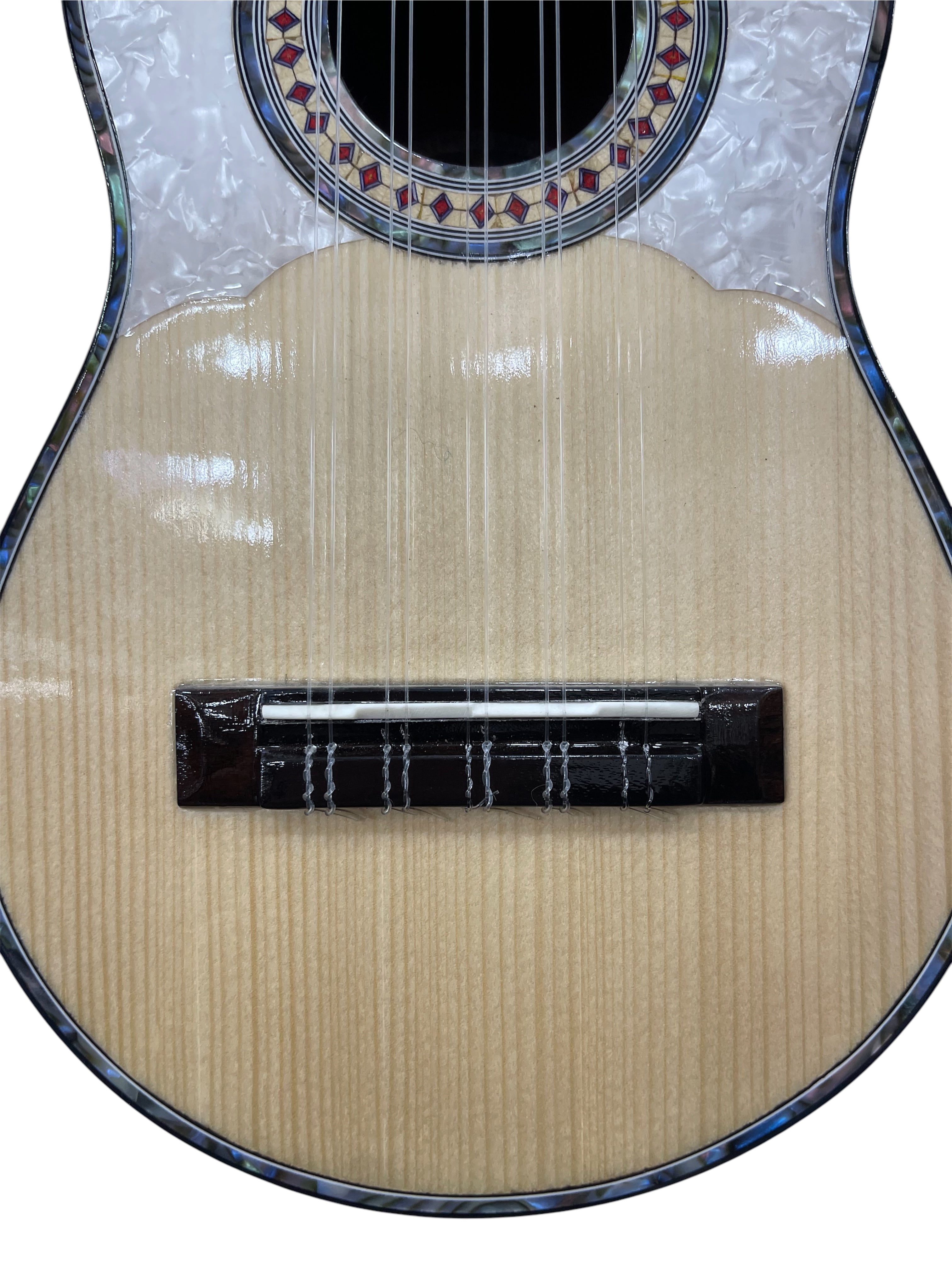 Professional Concert Charango | One-Piece Quina Quina, Ebony Fingerboard, Spruce Top