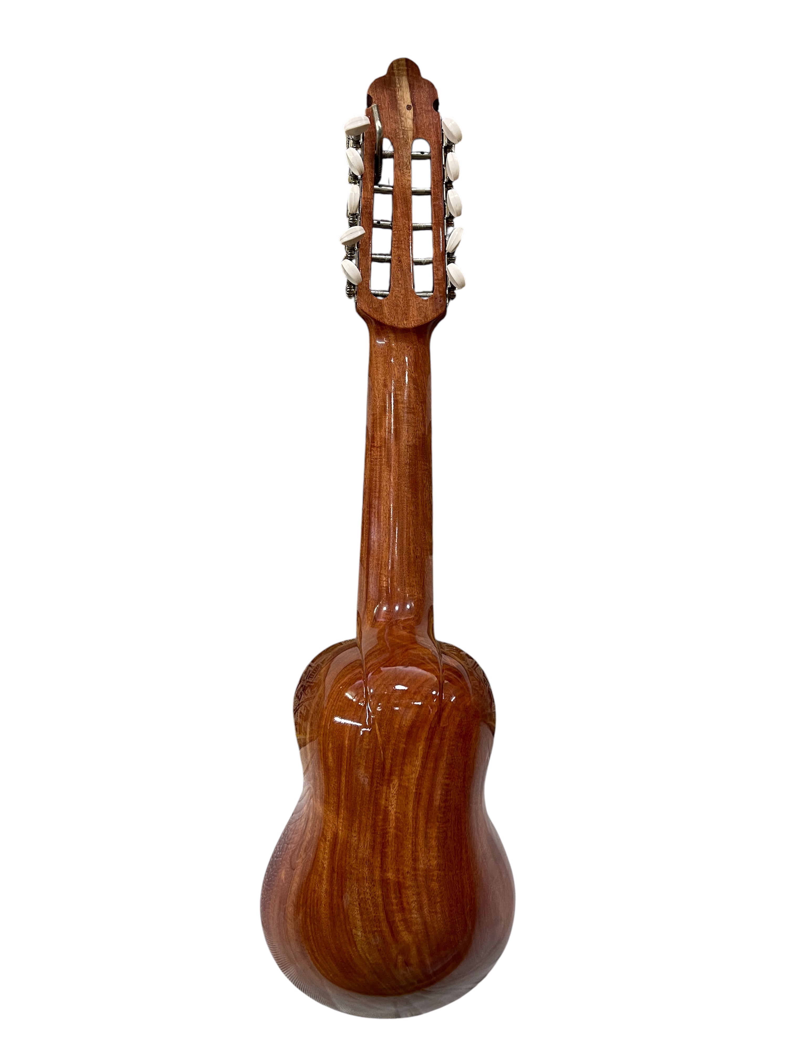 Professional Concert Charango | One-Piece Quina Quina, Ebony Fingerboard, Spruce Top