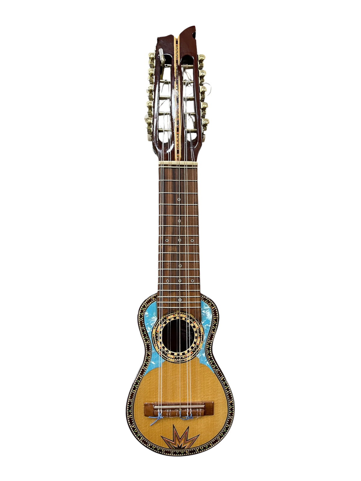 Walaycho (Mini Charango) – Solid Mara Wood, Handmade in Bolivia