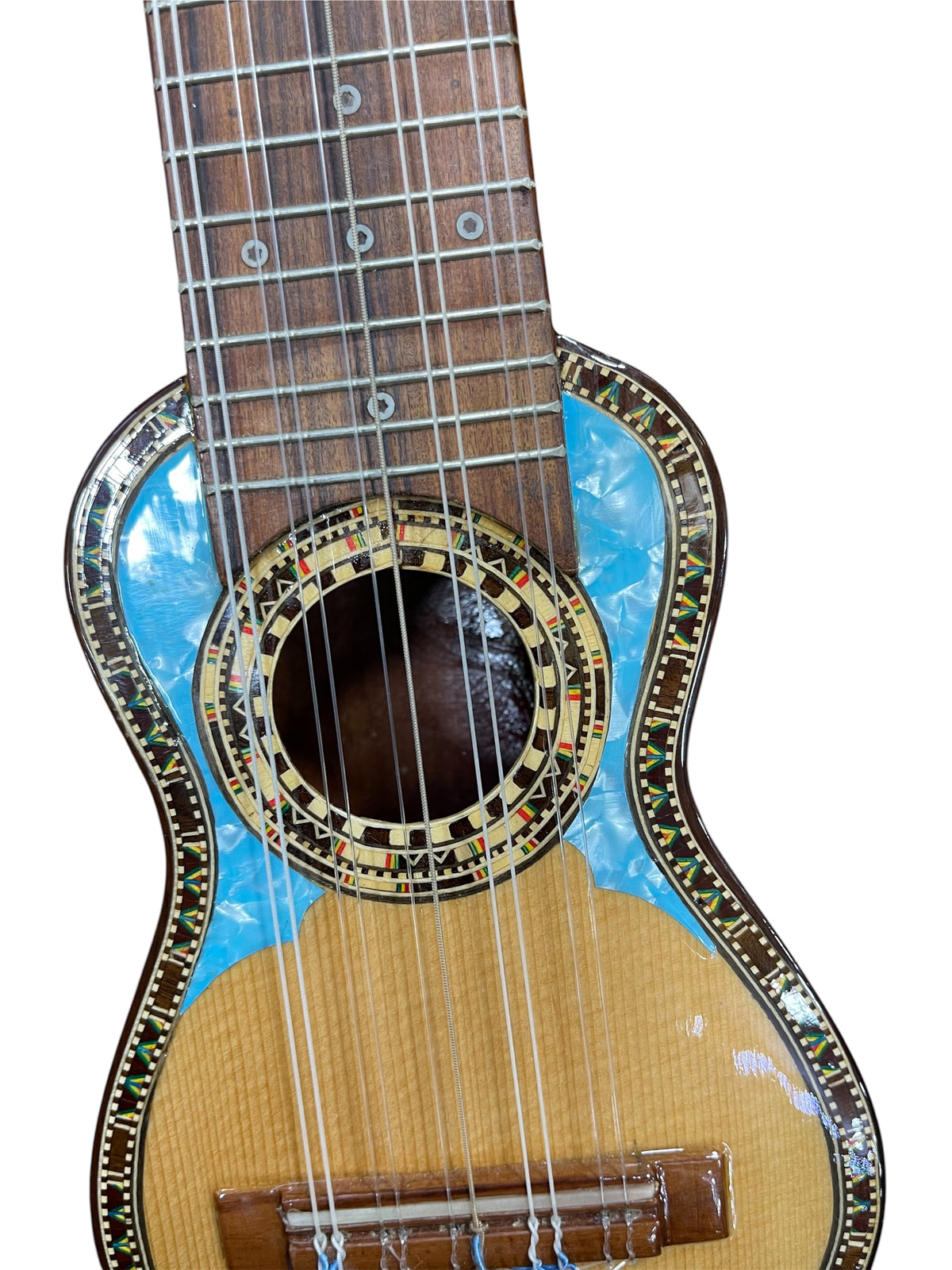 Walaycho (Mini Charango) – Solid Mara Wood, Handmade in Bolivia