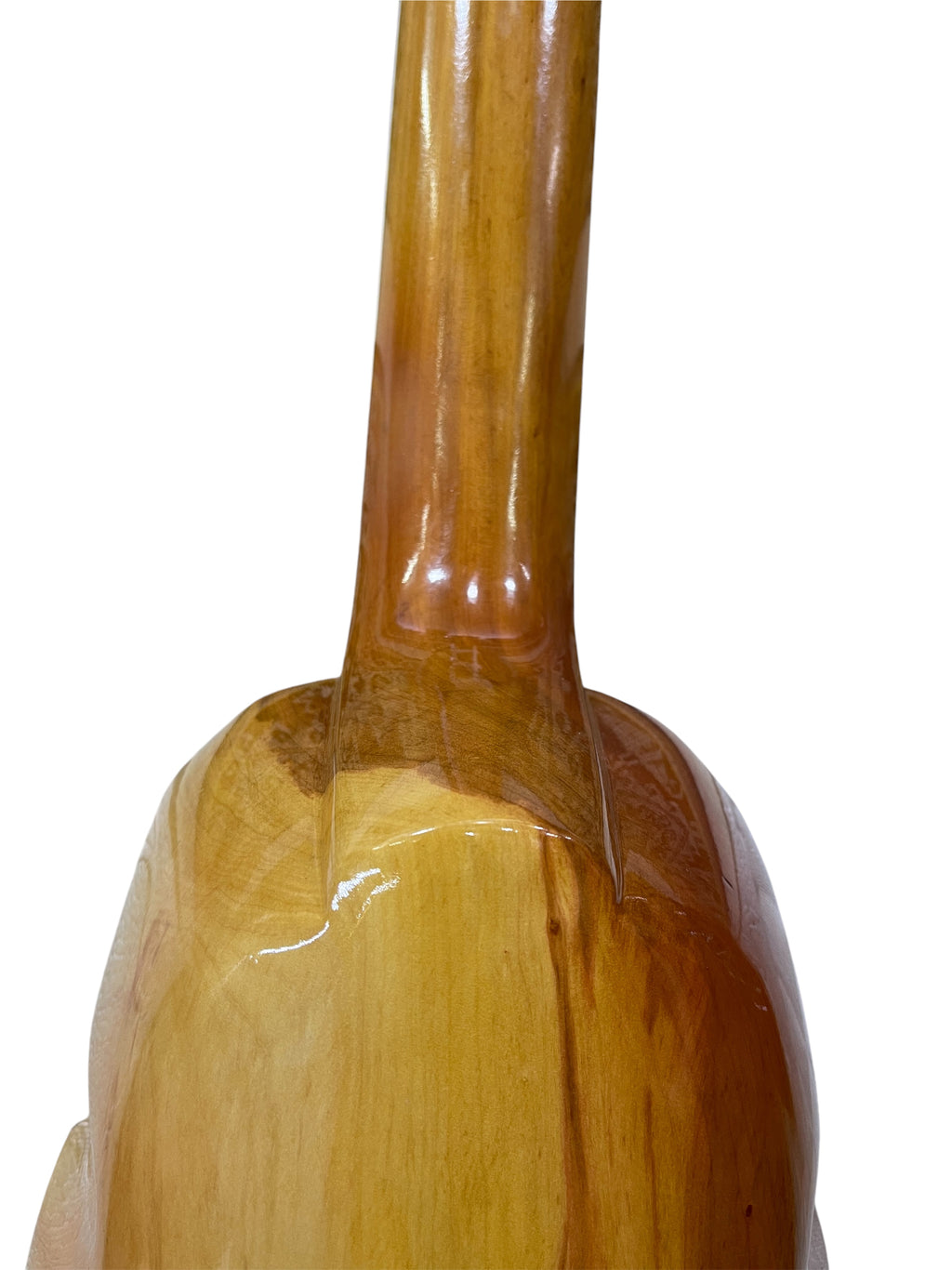 Handmade Bolivian Ronroco – One-Piece Naranjillo Wood, Hand-Carved Andean Design | 42cm Scale