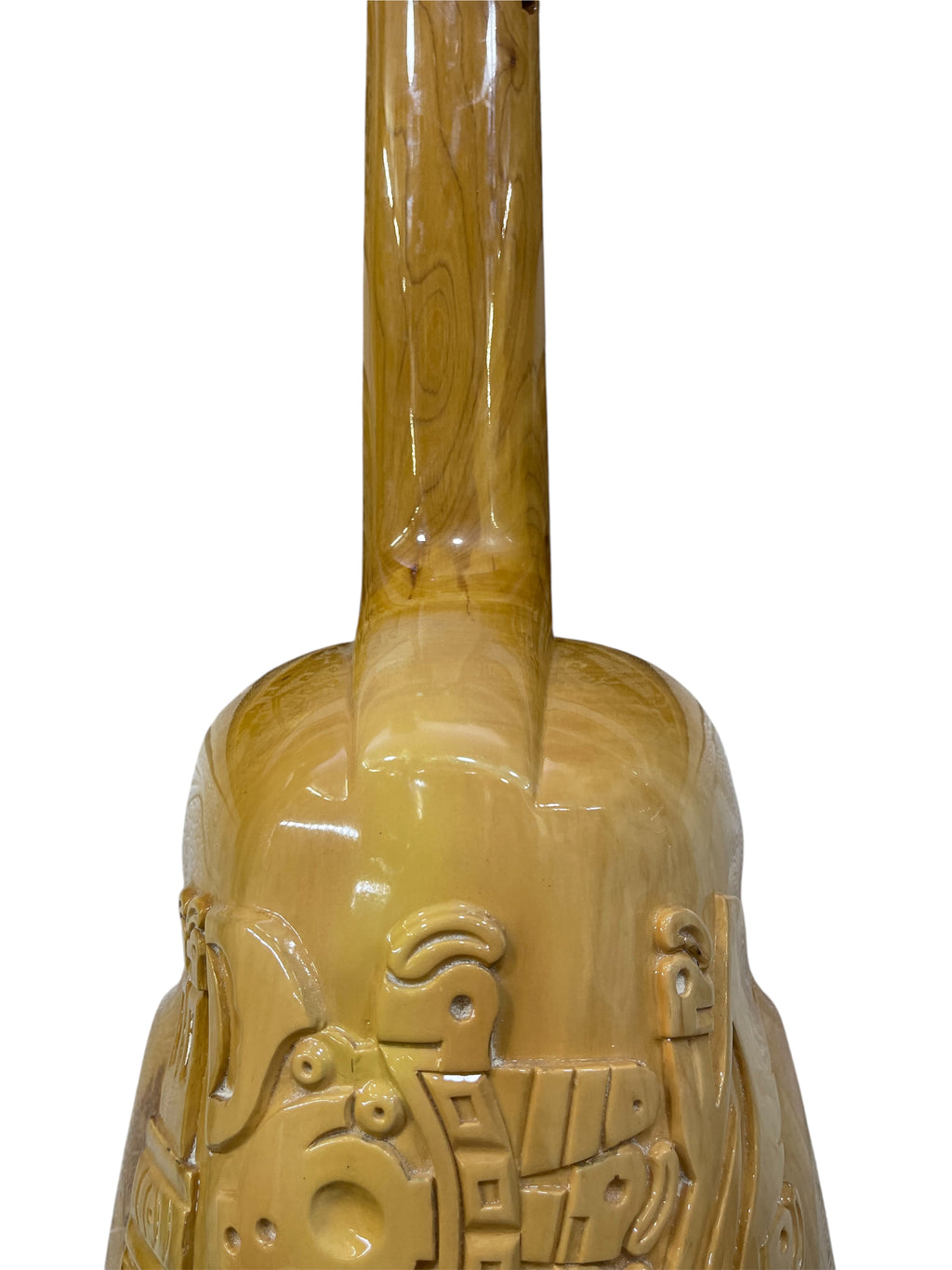 Professional Handmade Bolivian Ronroco – Carved Naranjillo Wood, Tiwanaku Design, Jacaranda Fingerboard