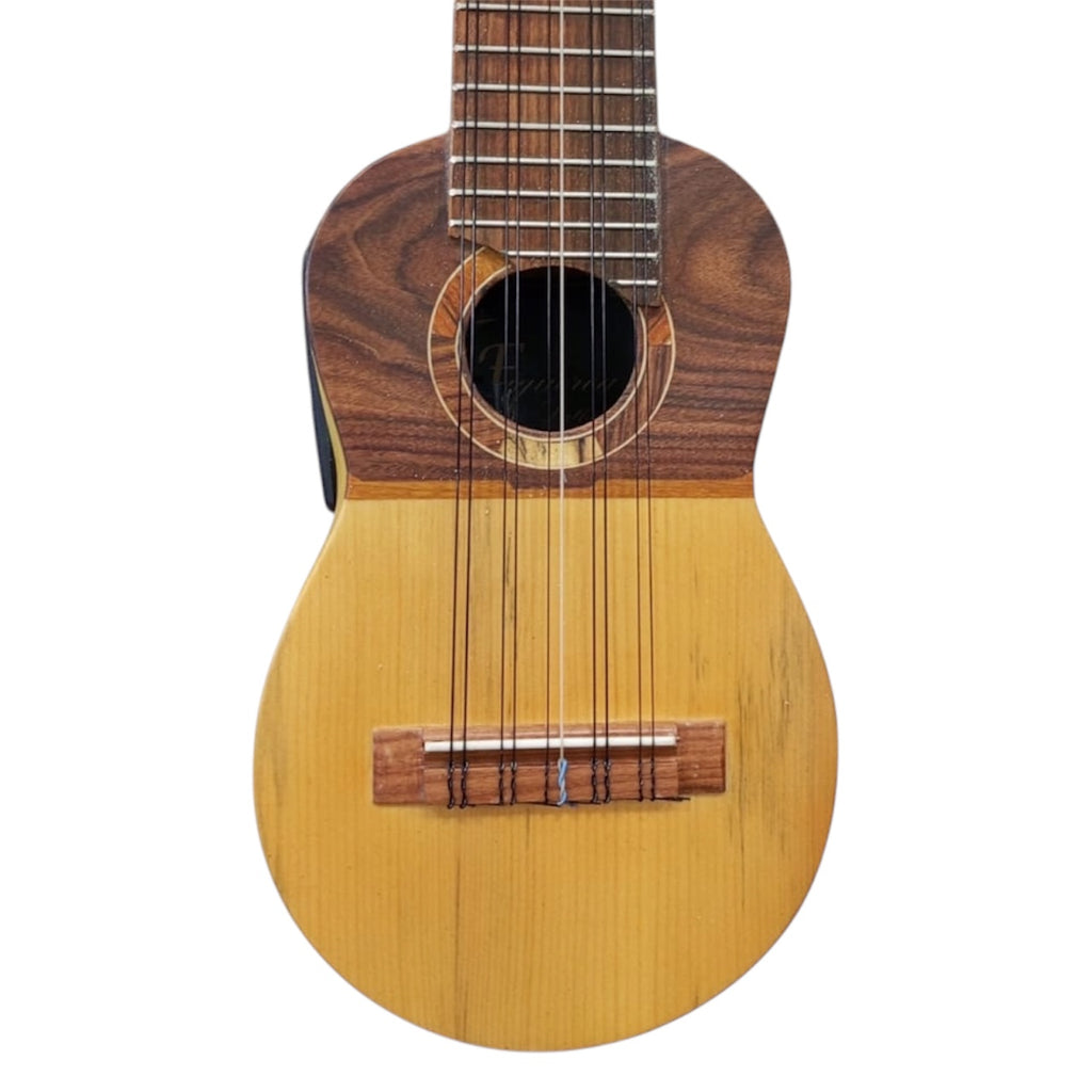 Handmade Bolivian Electro-Acoustic Charango by Maestro Figueredo – Naranjillo Wood, Fishman System | 38cm Scale