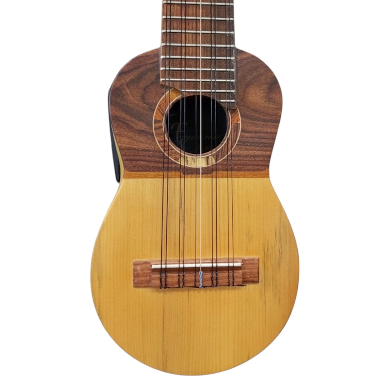 Handmade Bolivian Electro-Acoustic Charango by Maestro Figueredo – Naranjillo Wood, Fishman System | 38cm Scale