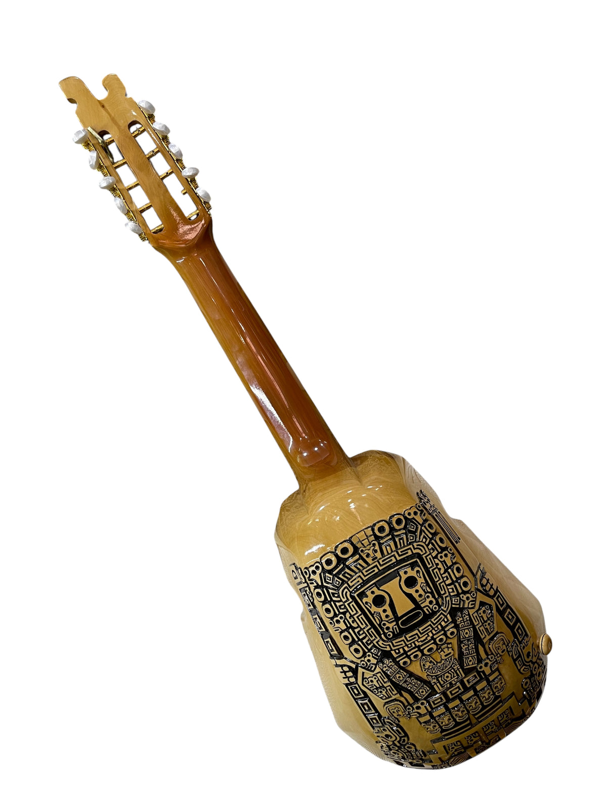 Professional Concert-Grade Bolivian Ronroco – Hand-Carved with Ebony Details