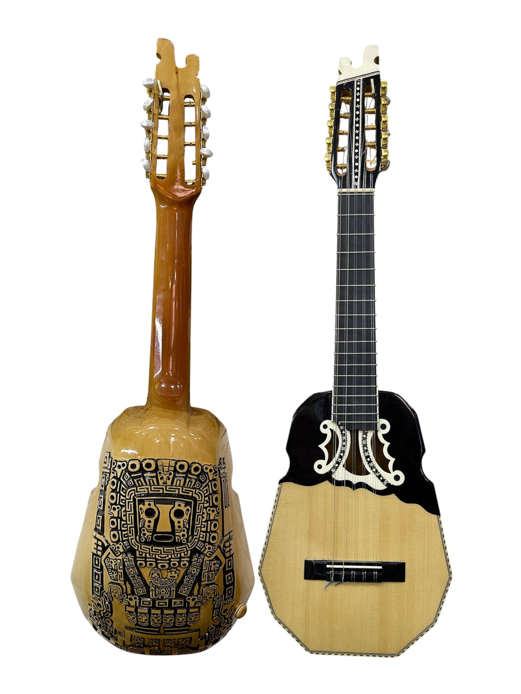 Professional Concert-Grade Bolivian Ronroco – Hand-Carved with Ebony Details